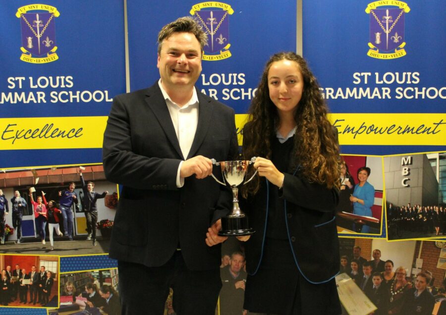 McGinley Award presented to Emily Sharpe in Year 13 for Endeavour